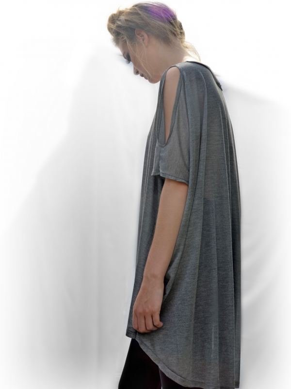 Oversized T With Slash Sleeves