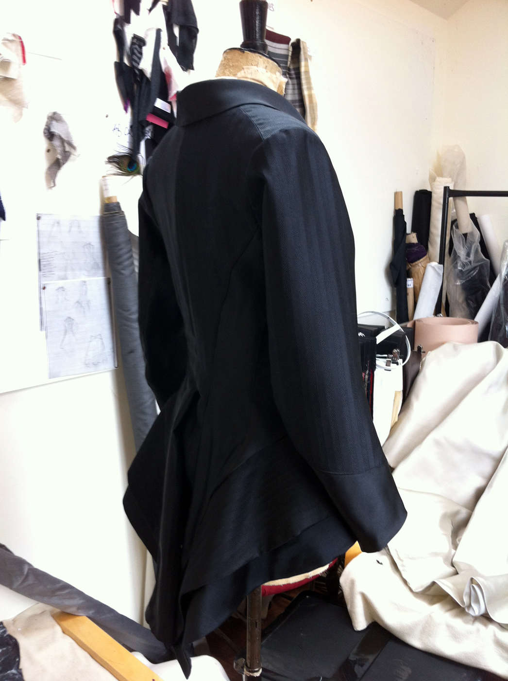 AB Black silk Tailcoat